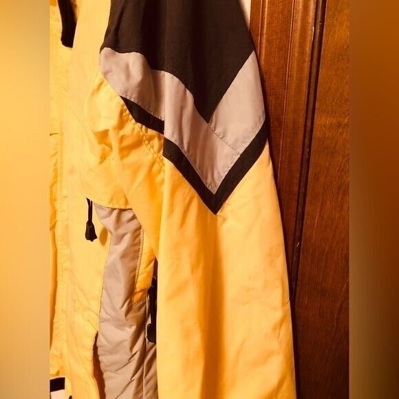 Columbia Women's Small Yellow Gray Ski Snowboard Jacket & Fleece Removable Vest - Picture 7 of 16